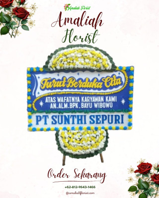 Papan Bunga Duka di Raren Batuah