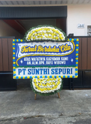 Papan Bunga Duka di Raren Batuah
